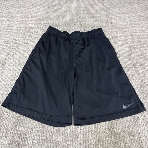 Nike Dri-Fit Shorts Black Elastic Waist Men’s Size Medium - Picture 1 of 11